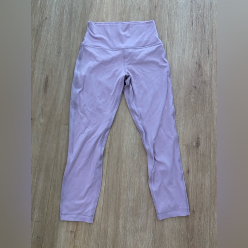 Lululemon align hr leggings, rose blush, 23”